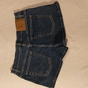 Vintage Y2K‎ Levi's Jean Shorts Juniors Size 13 Medium Wash Excellent Condition